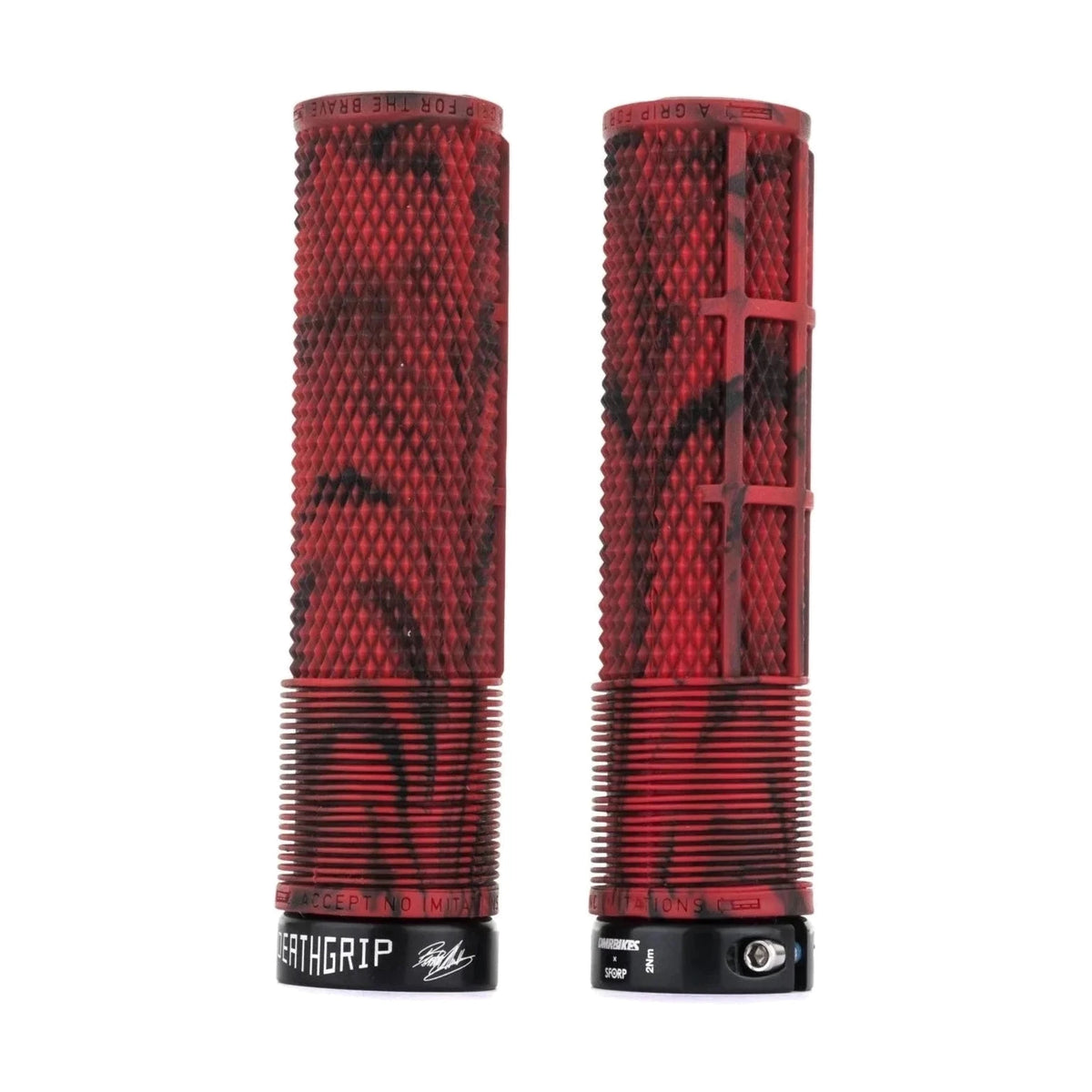 Grips DMR DEATHGRIP Medium Lock-on Vermelho/Camo