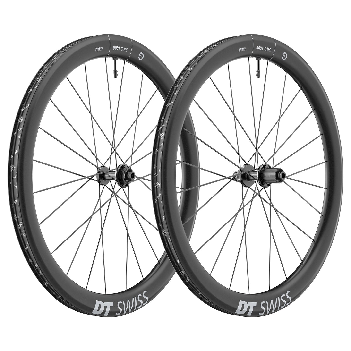 Par de rodas DT SWISS GRC 1400 DICUT 50 DISC Tubeless Ready (Centerlock)