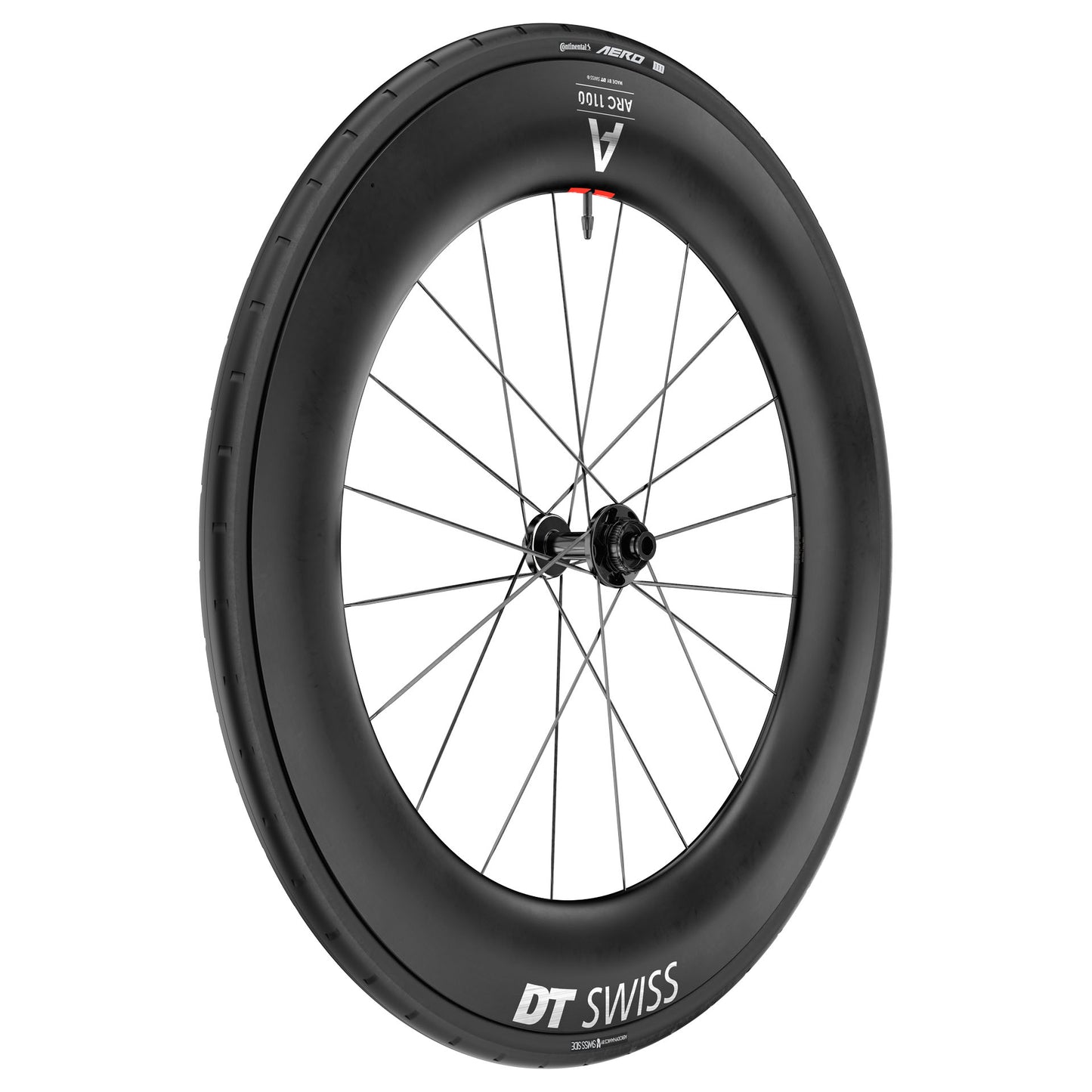 Roda dianteira DT SWISS ARC 1100 DICUT WTS 85 Tubeless Ready (bloqueio central)