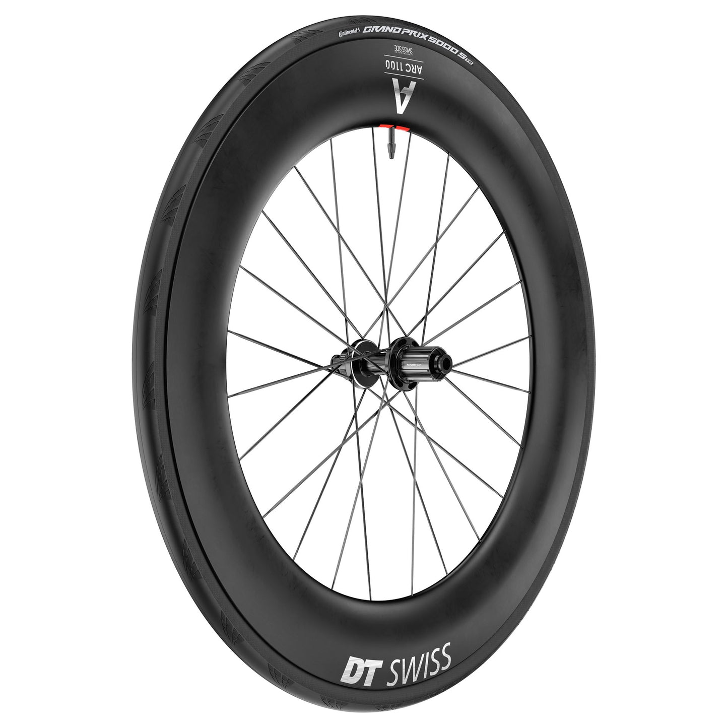 Par de rodas DT SWISS ARC 1100 DICUT WTS 85 Tubeless Ready (bloqueio central)