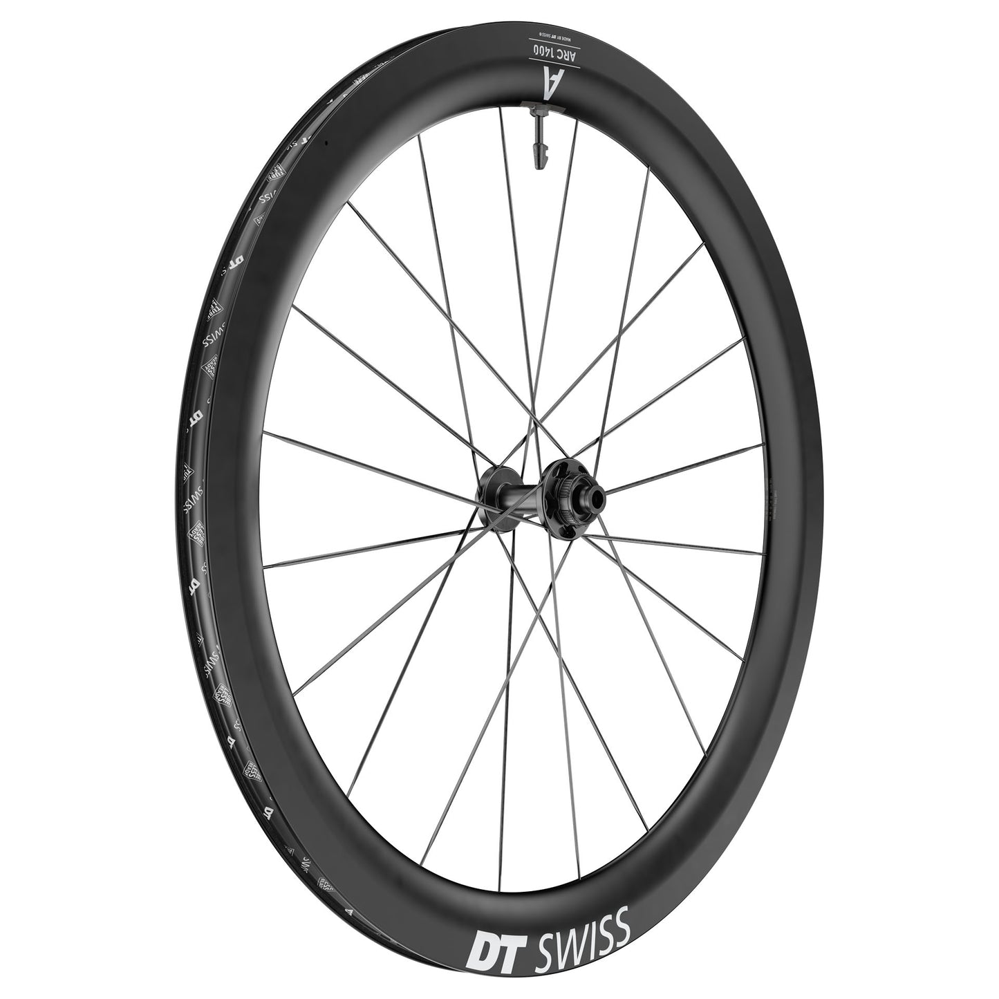Roda dianteira DT SWISS ARC 1400 DICUT 55 Tubeless Ready (bloqueio central)