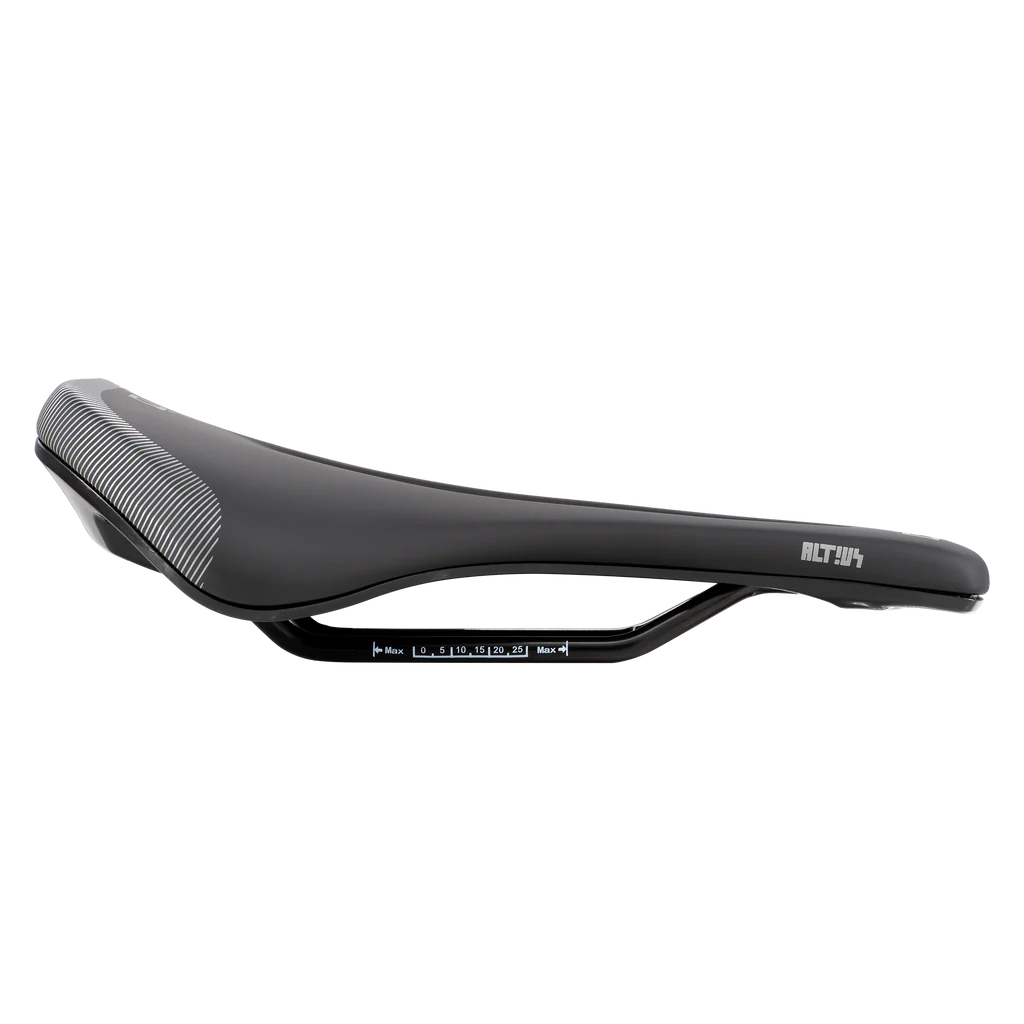 PROLOGO ALTIUS 150mm Trilhos de aço RECICLADO Selim Preto