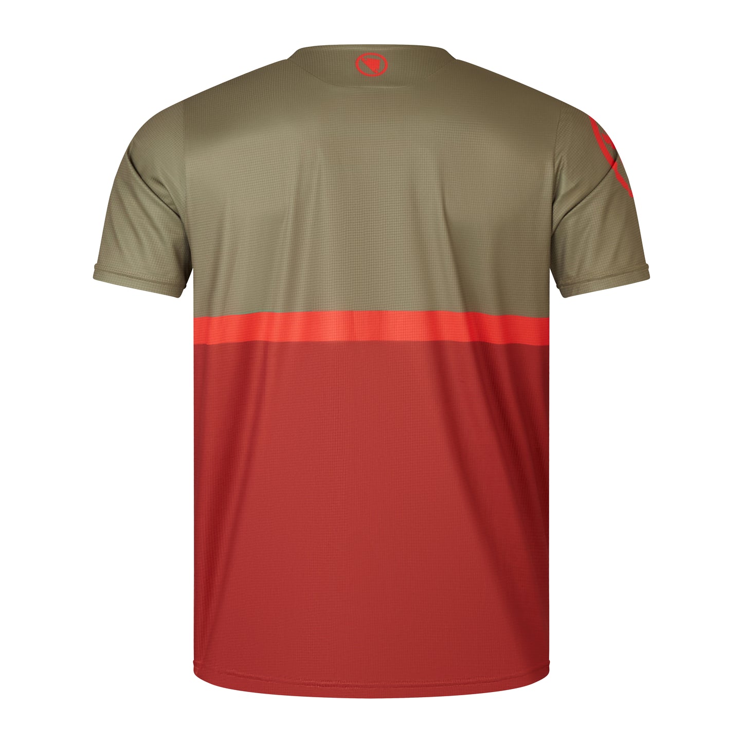 ENDURA SINGLETRACK CORE TEE II Camisola de manga curta Cáqui/Vermelho 2025