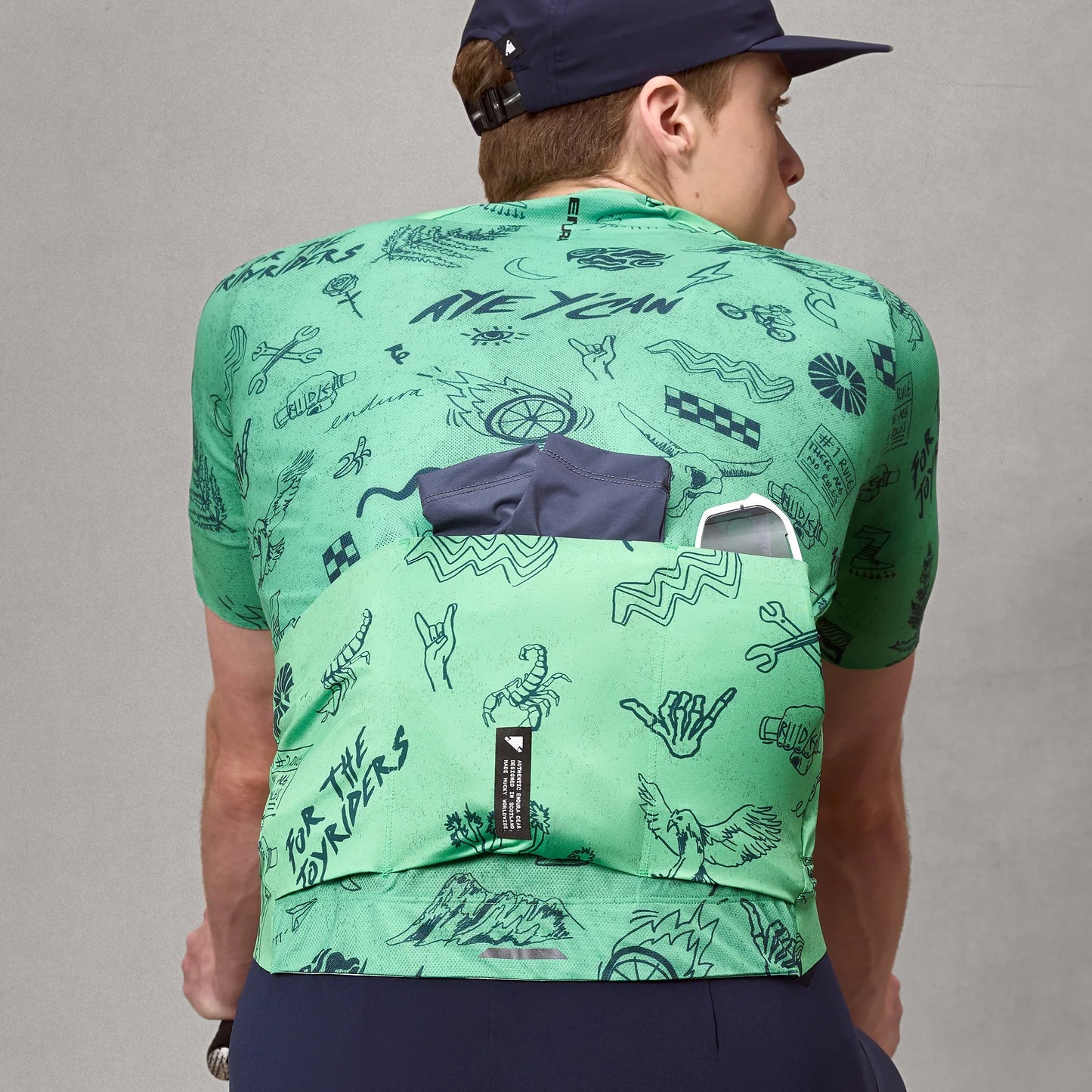 Camisola de manga curta ENDURA PRO SL PRINT Verde