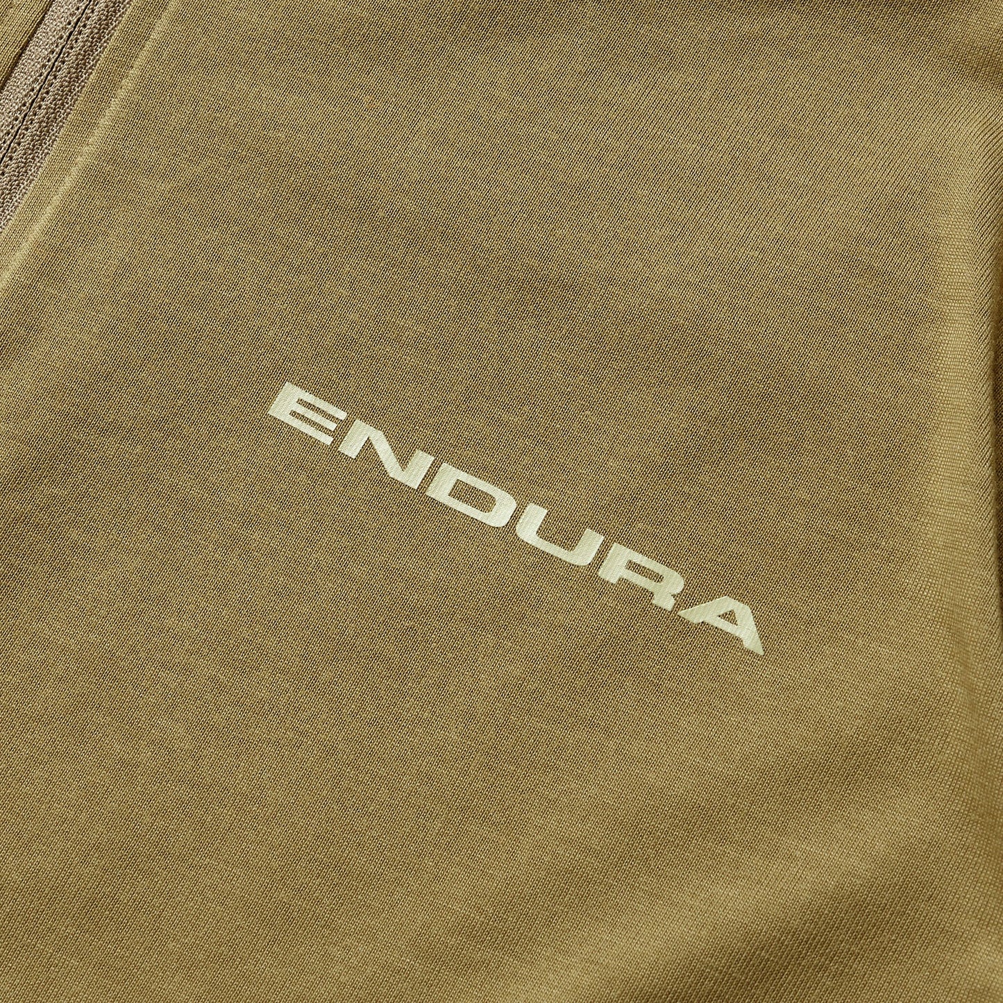 Camisola de manga curta ENDURA LOOP ZIPPED Cáqui 2025