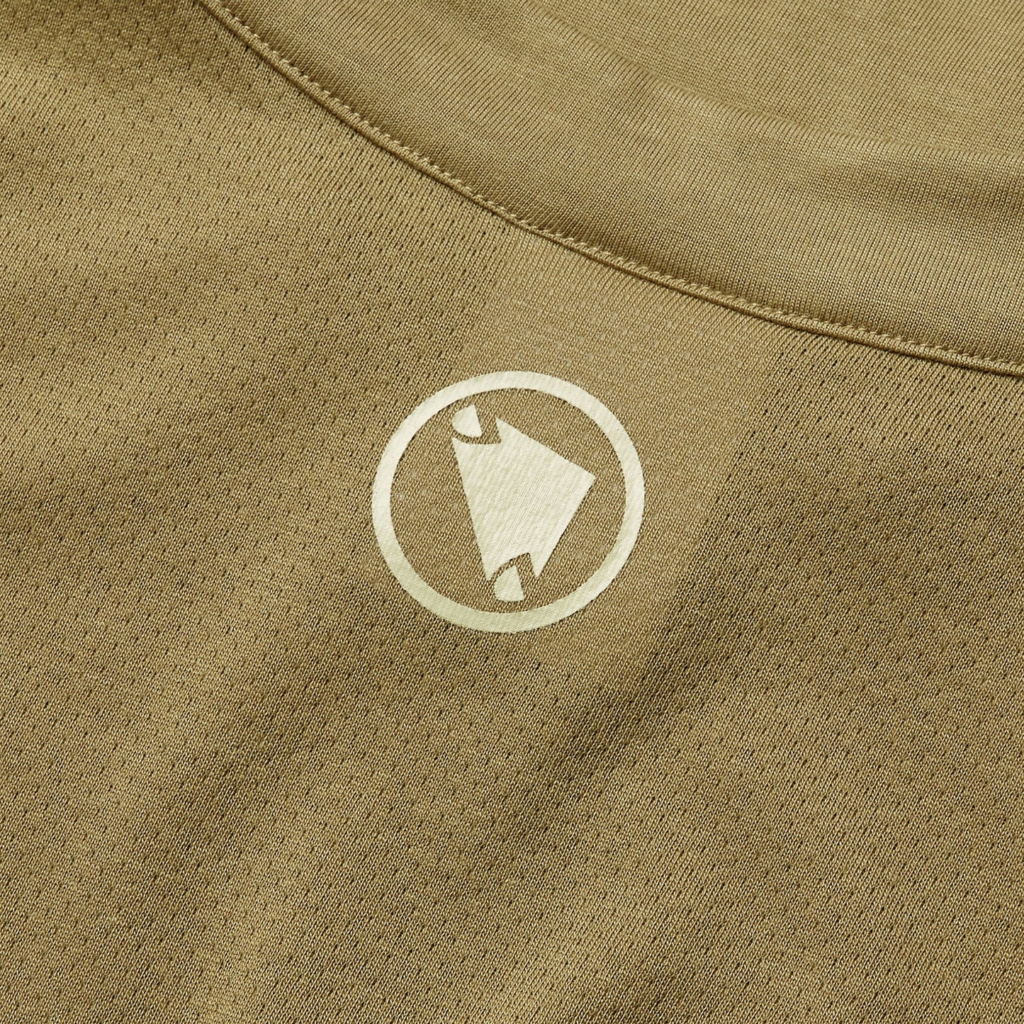 Camisola de manga curta ENDURA LOOP ZIPPED Cáqui 2025