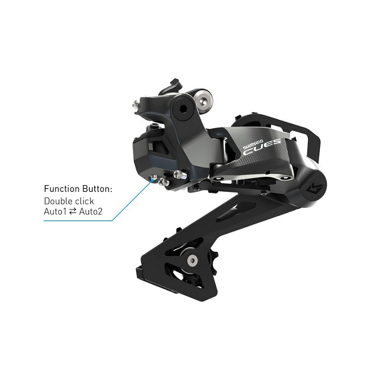 Desviador traseiro de 10 velocidades SHIMANO CUES Di2 U6050-GS Gaiola média