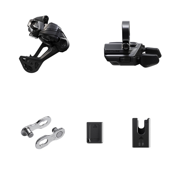 Kit de atualização SHIMANO DEORE Di2 sem fios M6250-SGS Conjunto de colar de gaiola longa