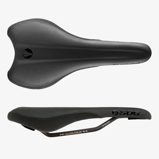 SDG RADAR MTN Rails Titanium-Aluminium Saddle Preto