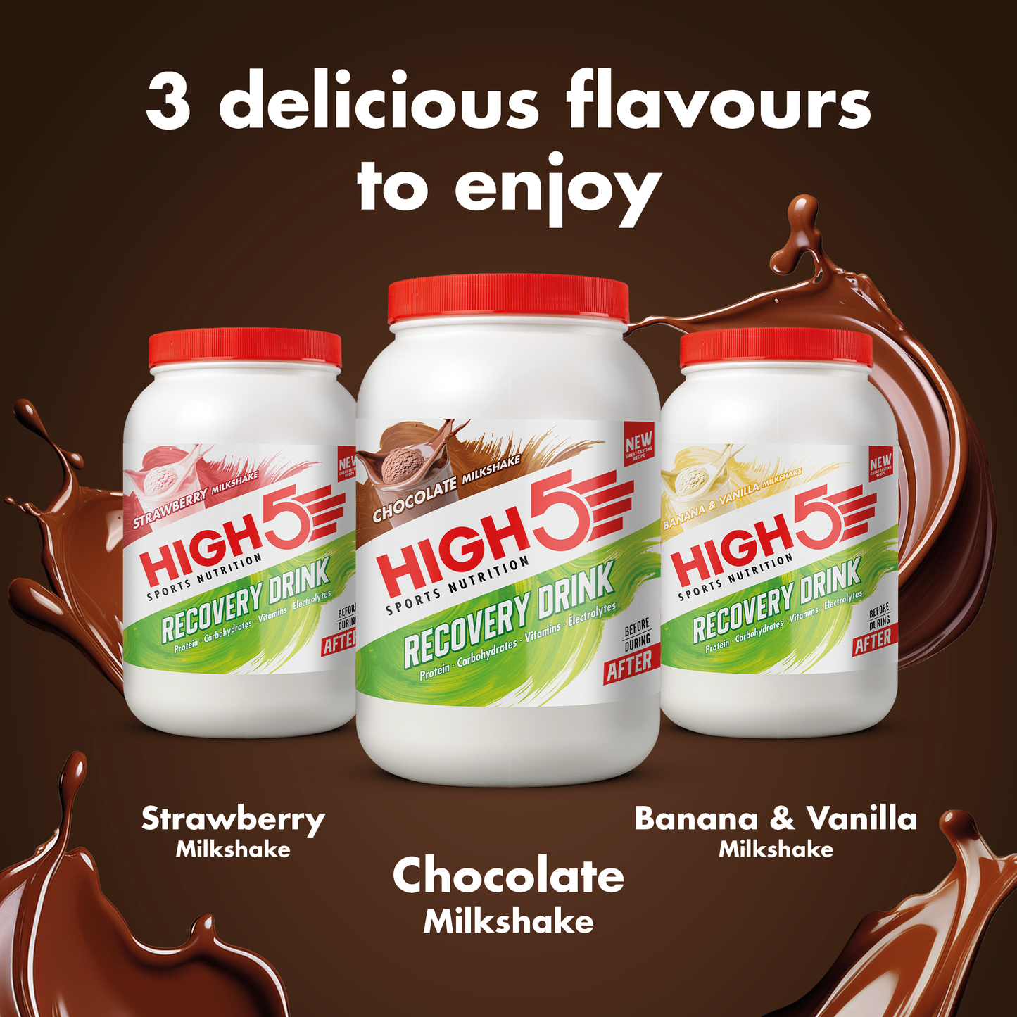 HIGH5 RECOVERY DRINK (1.6kg) Batido de Chocolate