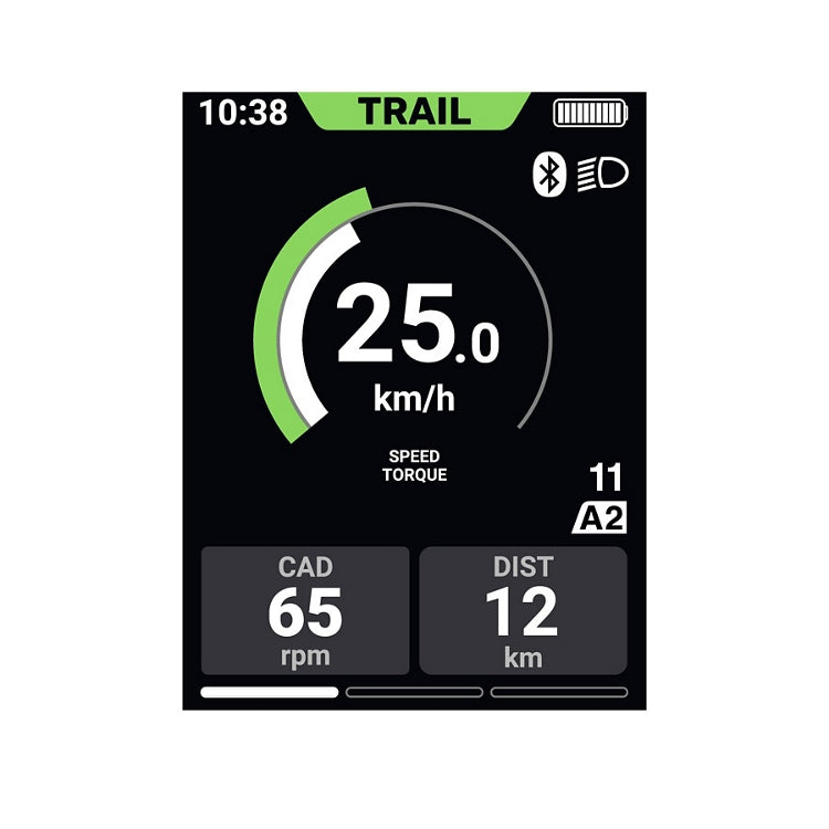SHIMANO Passos SC-EN610 ecrã