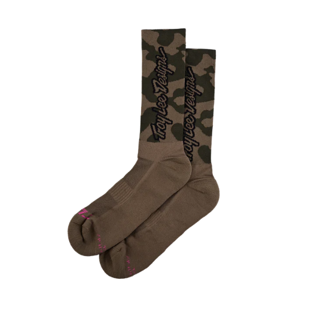 TROY LEE DESIGNS PERFORMANCE SCRUBLAND Meias de camuflagem caqui