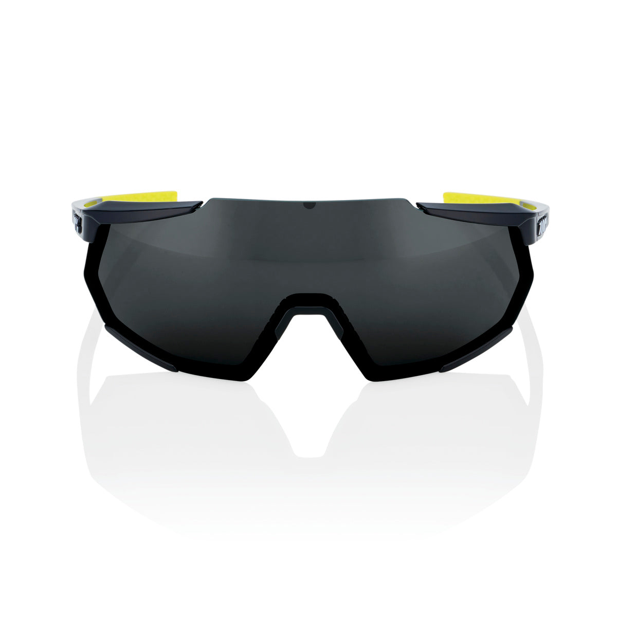 100% RACETRAP 3.0 Óculos de proteção com lentes pretas brilhantes e fumadas