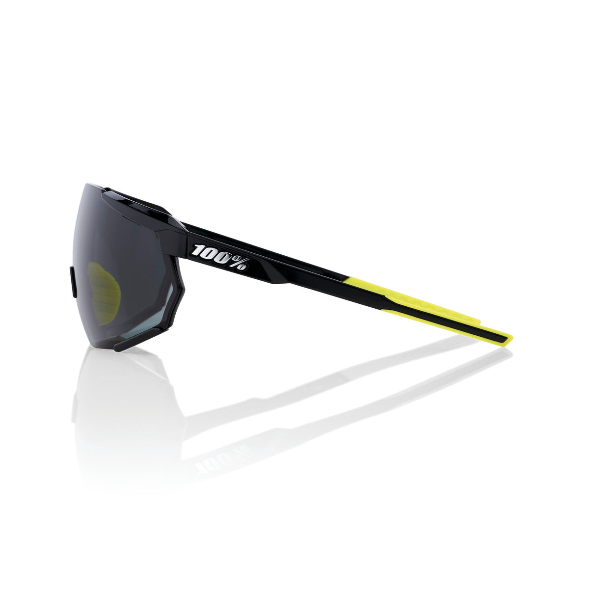 100% RACETRAP 3.0 Óculos de proteção com lentes pretas brilhantes e fumadas