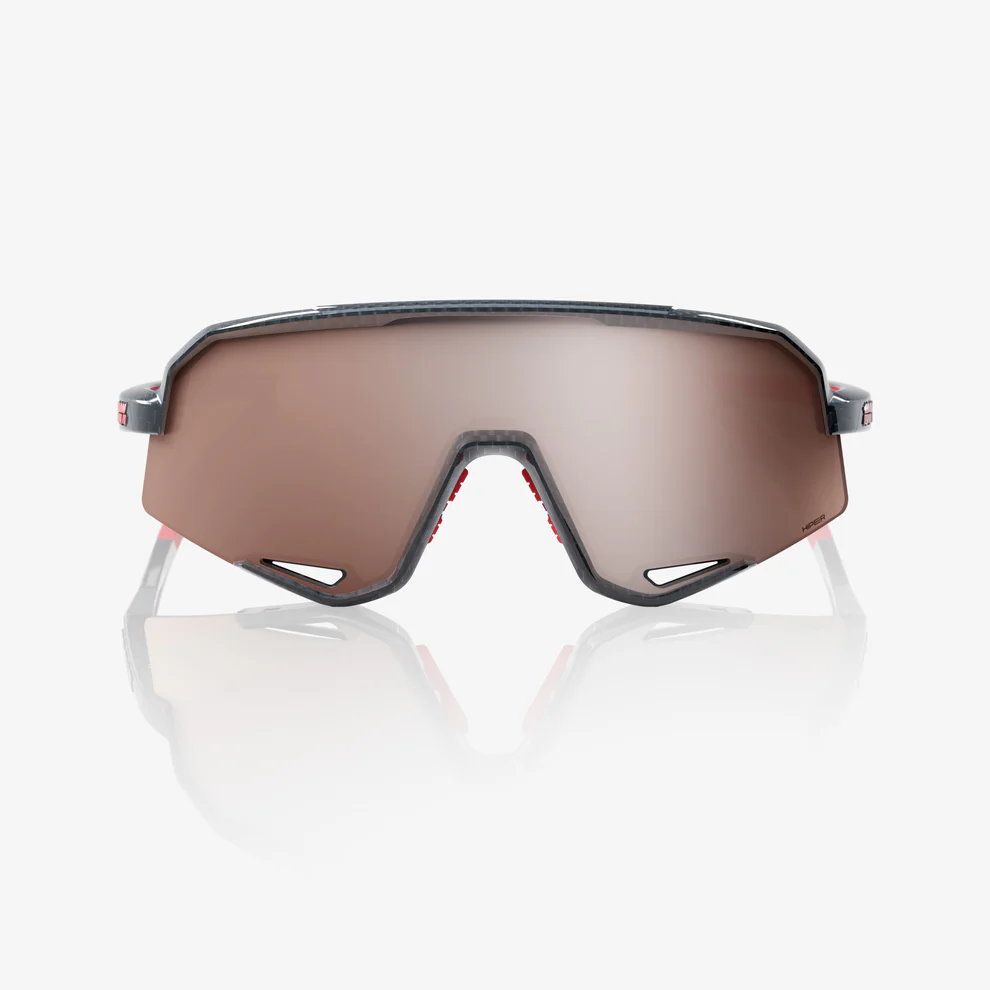 Óculos 100% SLENDALE Black Carbon Hiper Mirror Silver