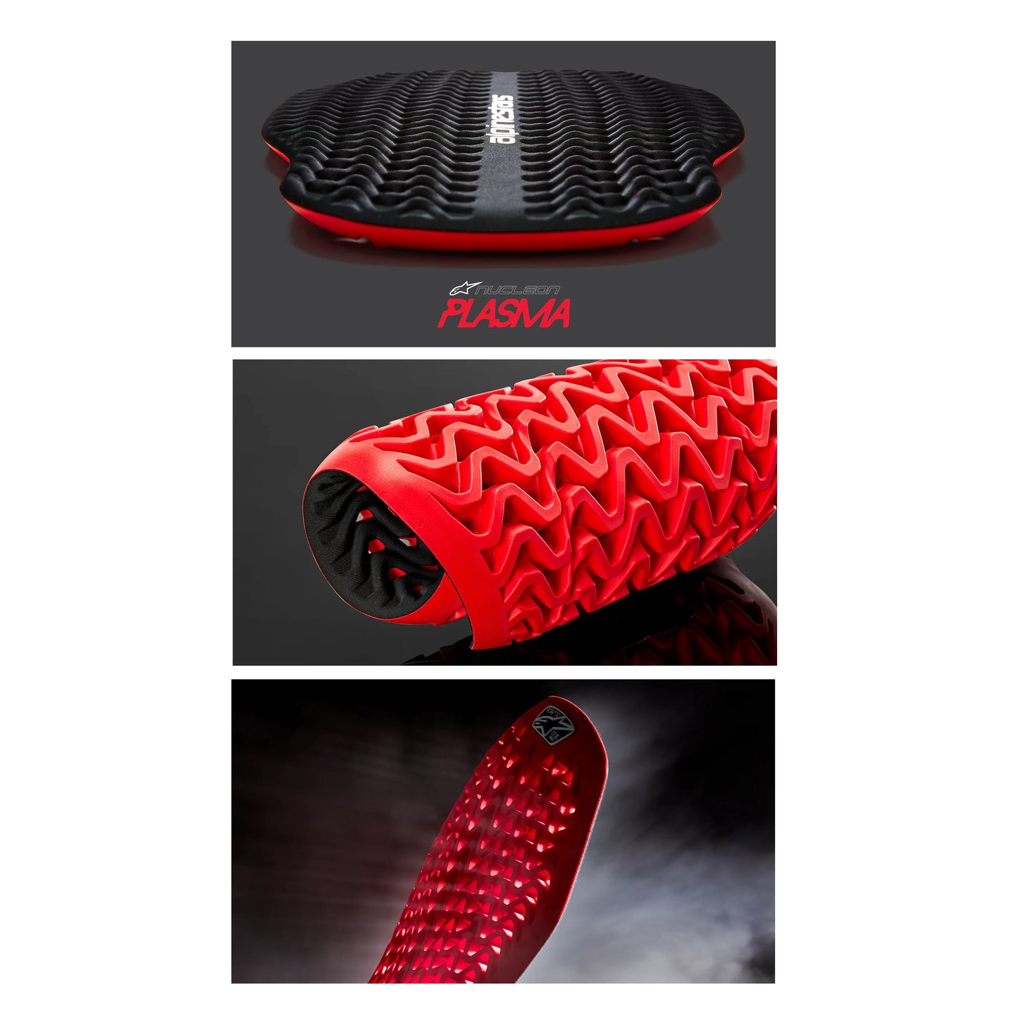 ALPINESTARS A-IMPACT PLASMA PRO Caneleiras Preto/Branco