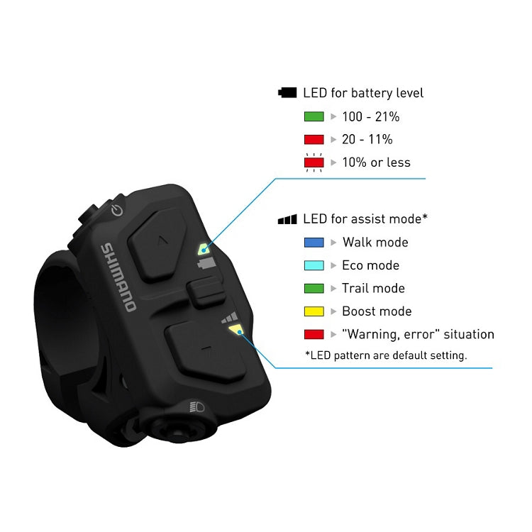 Controlo remoto SHIMANO SW-EN600 Esquerda