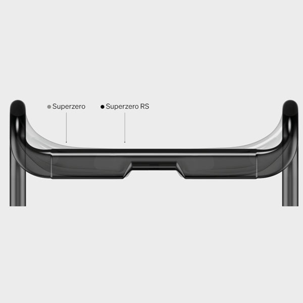 Guiador DEDA SUPERZERO CARBON RS com acabamento POB