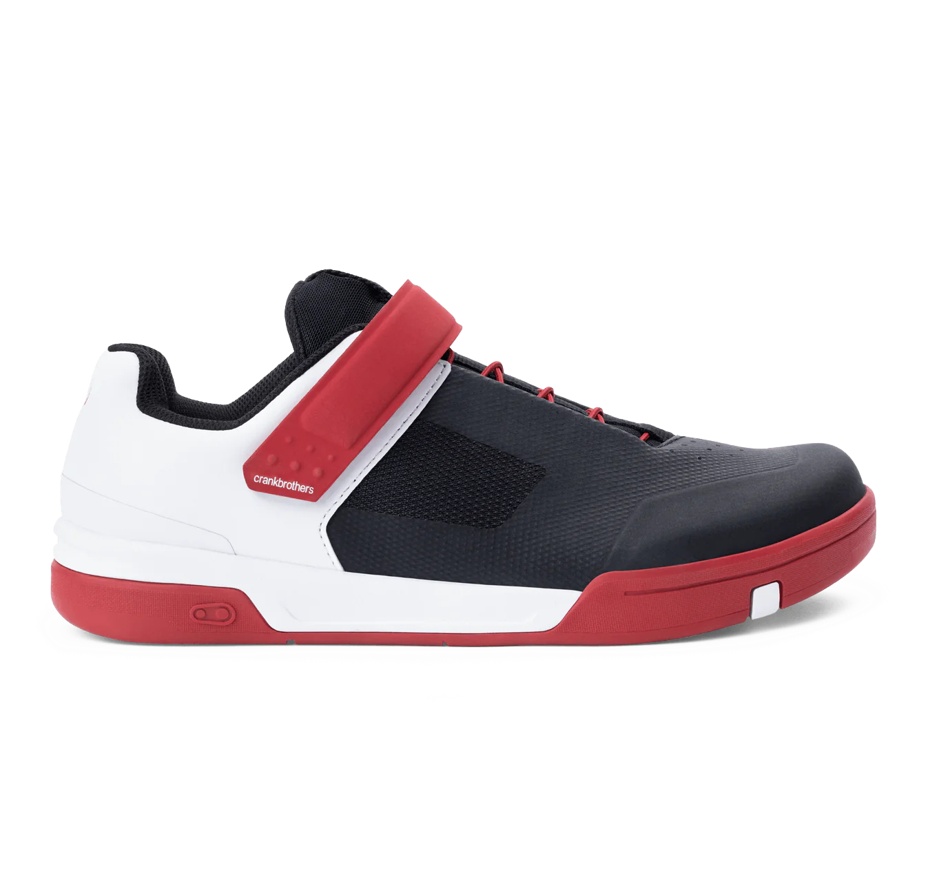 CRANKBROTHERS STAMP SPEED LACE FLAT Sapatos MTB Preto/Vermelho/Branco
