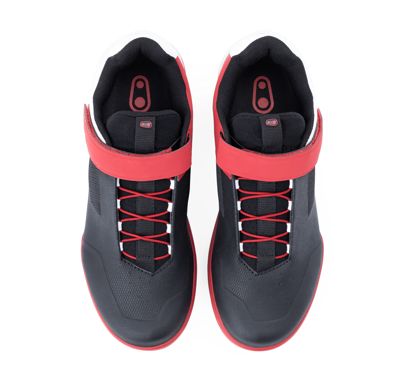 CRANKBROTHERS STAMP SPEED LACE FLAT Sapatos MTB Preto/Vermelho/Branco