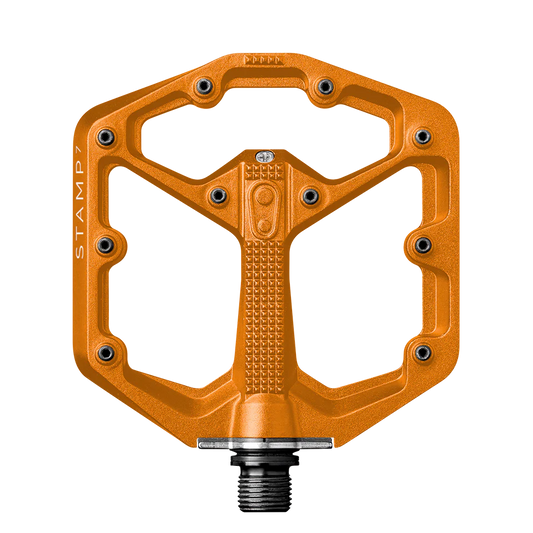 CRANKBROTHERS STAMP 7 Pedais planos laranja pequenos
