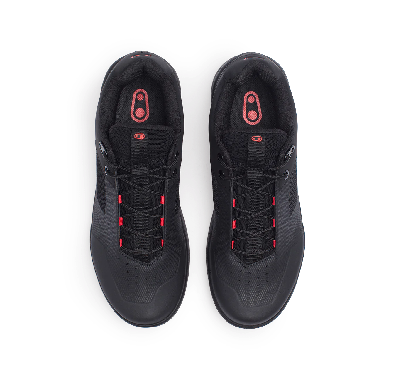 CRANKBROTHERS STAMP LACE FLAT Sapatos MTB Preto/Vermelho
