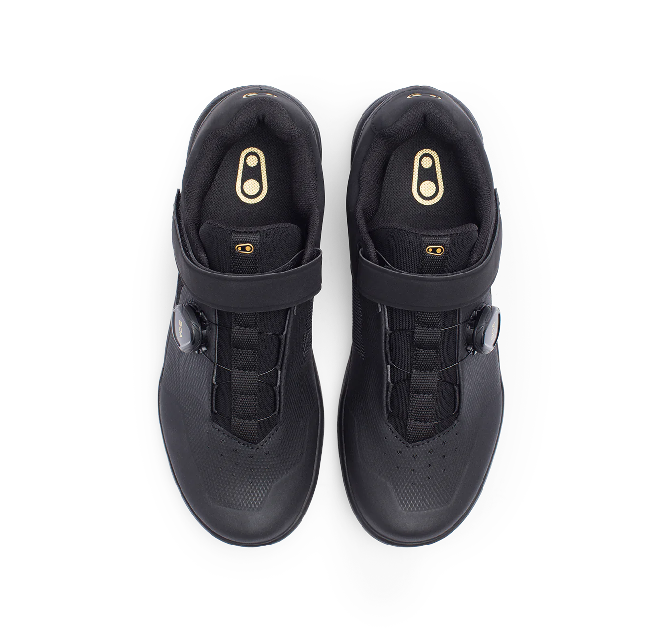 Sapatos de BTT CRANKBROTHERS STAMP BOA Preto/Dourado