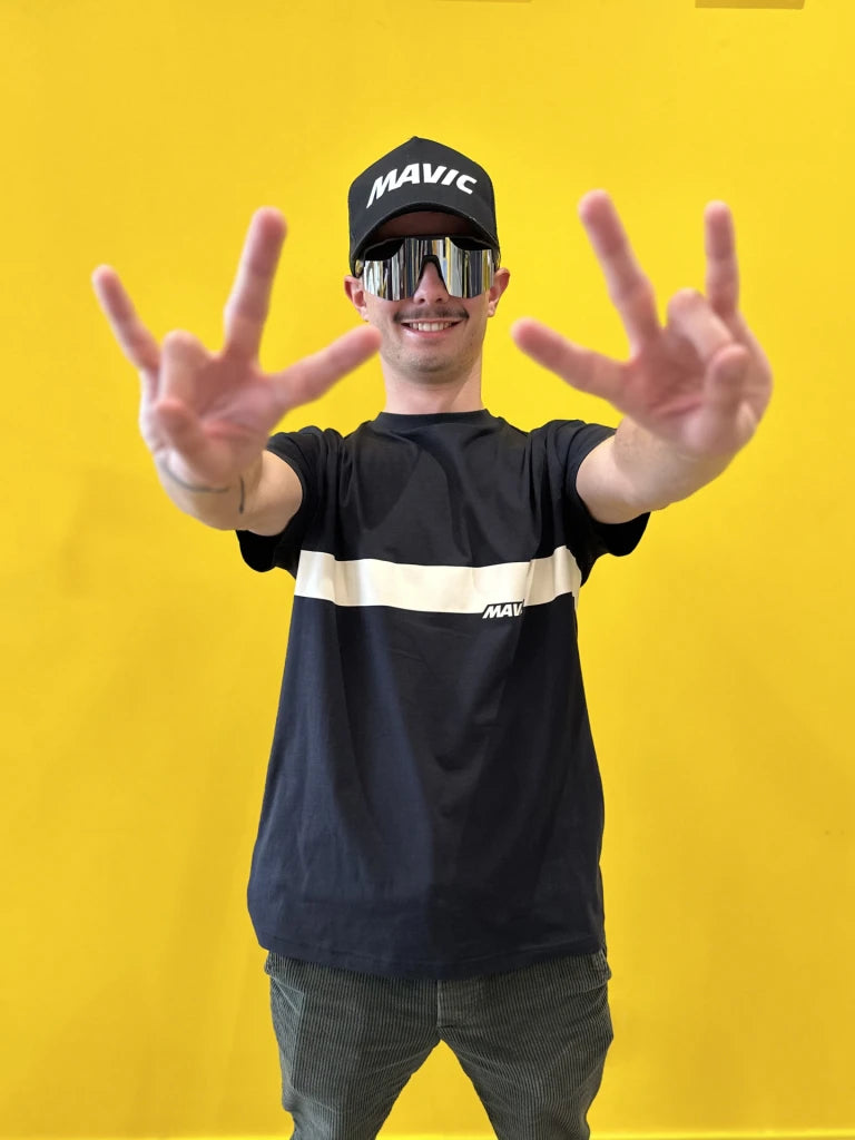 T-Shirt MAVIC CORPORATE STRIPE Preto