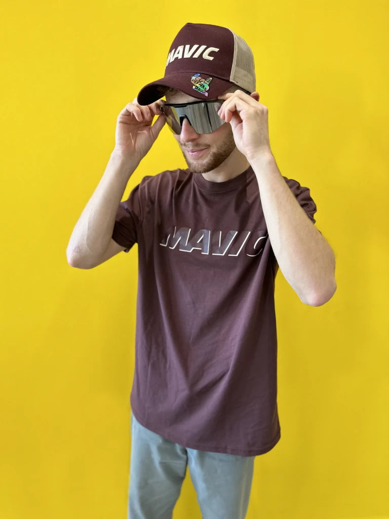 T-Shirt MAVIC CORPORATE LOGO Aubergine