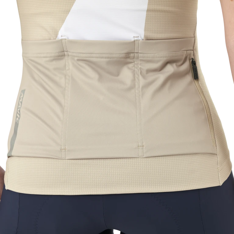 MAVIC AKSIUM GRAPHIC Camisola de manga curta para mulher Bege