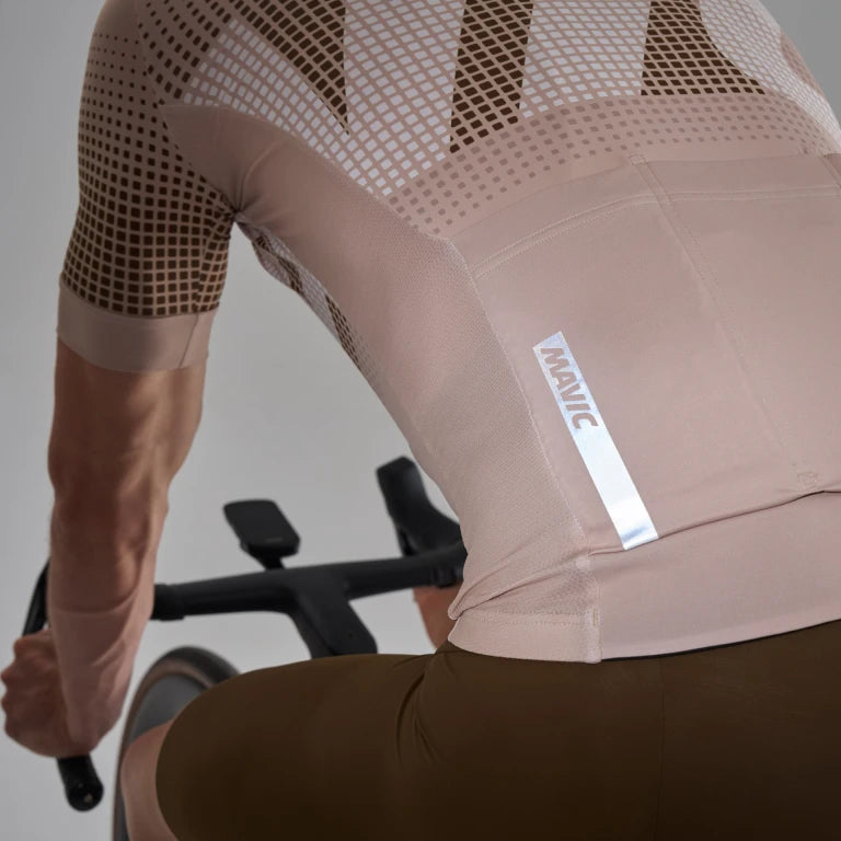 MAVIC AKSIUM GRAPHIC Camisola de manga curta Bege