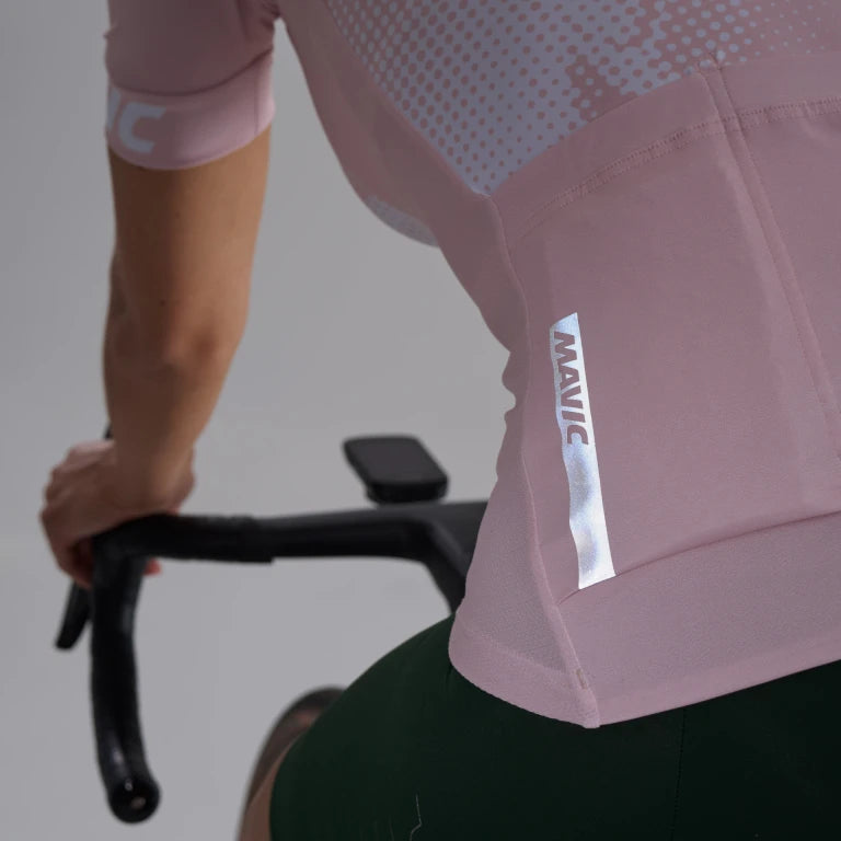 MAVIC AKSIUM GRAPHIC Camisola de manga curta para mulher Rosa