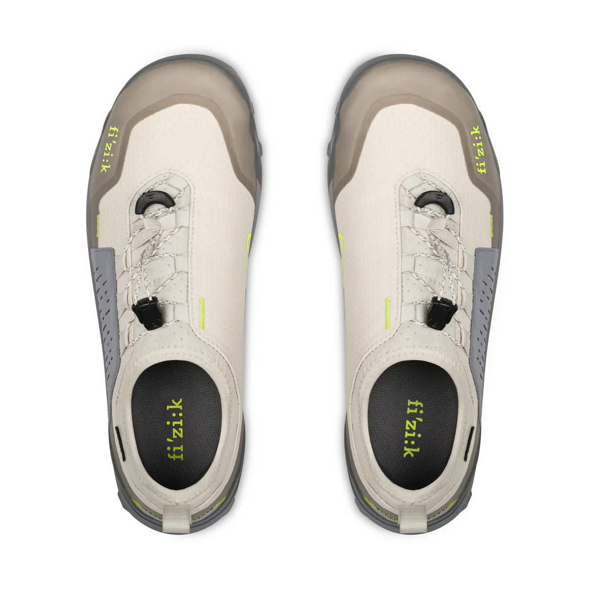 Sapatilhas de BTT FIZIK ERGOLACE 2 GTX FLAT Bege/Cinzento