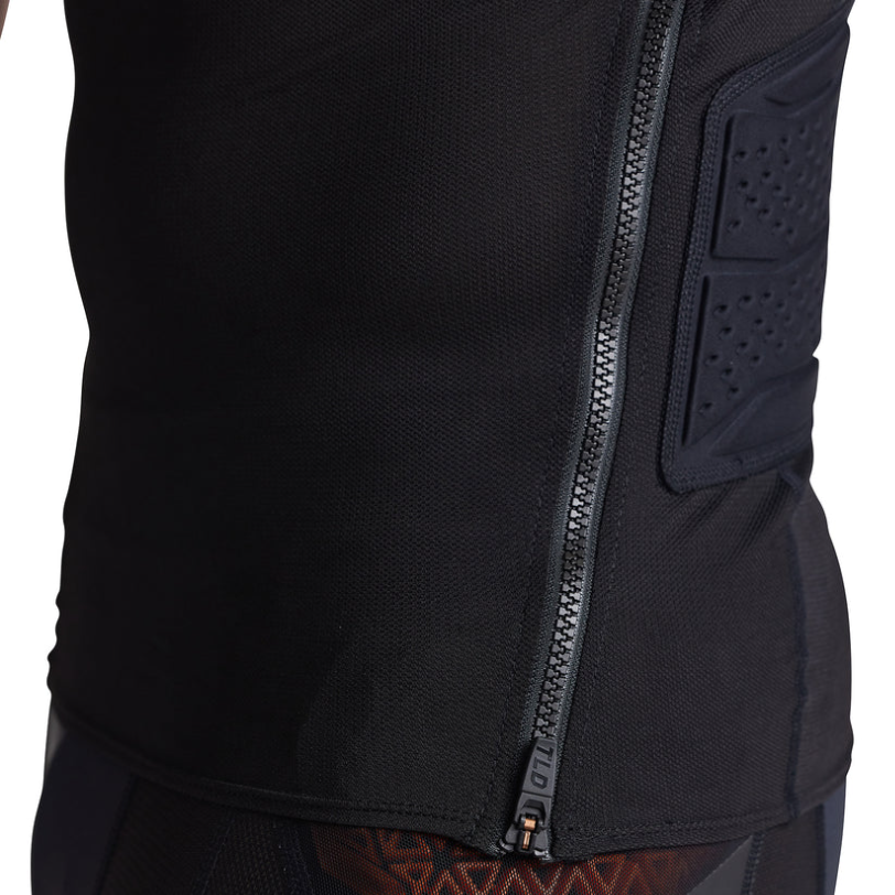 TROY LEE DESIGNS STAGE GHOST D3O Protection T-Shirt manga curta preta