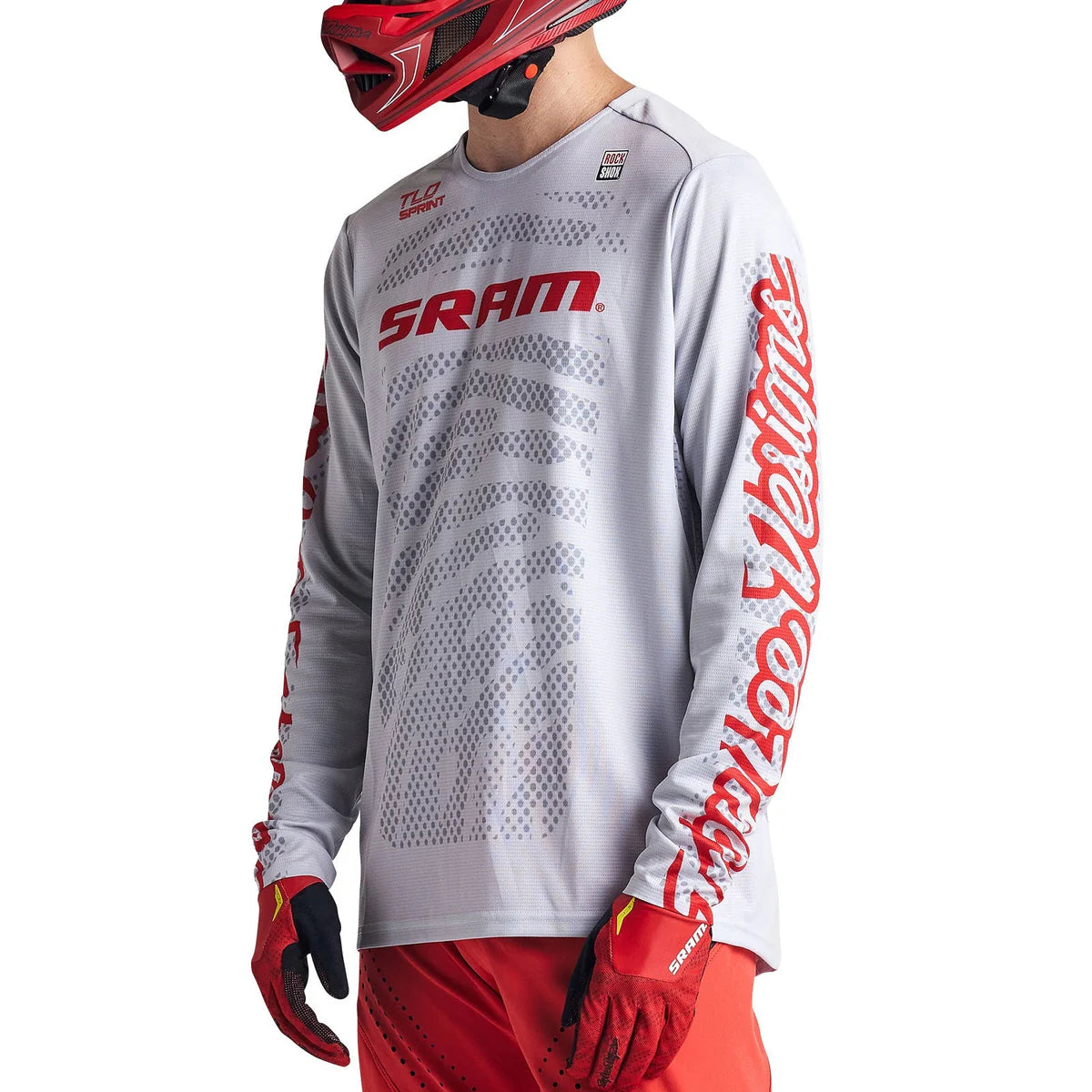 Jersey de manga comprida TROY LEE DESIGNS SPRINT SRAM Branco