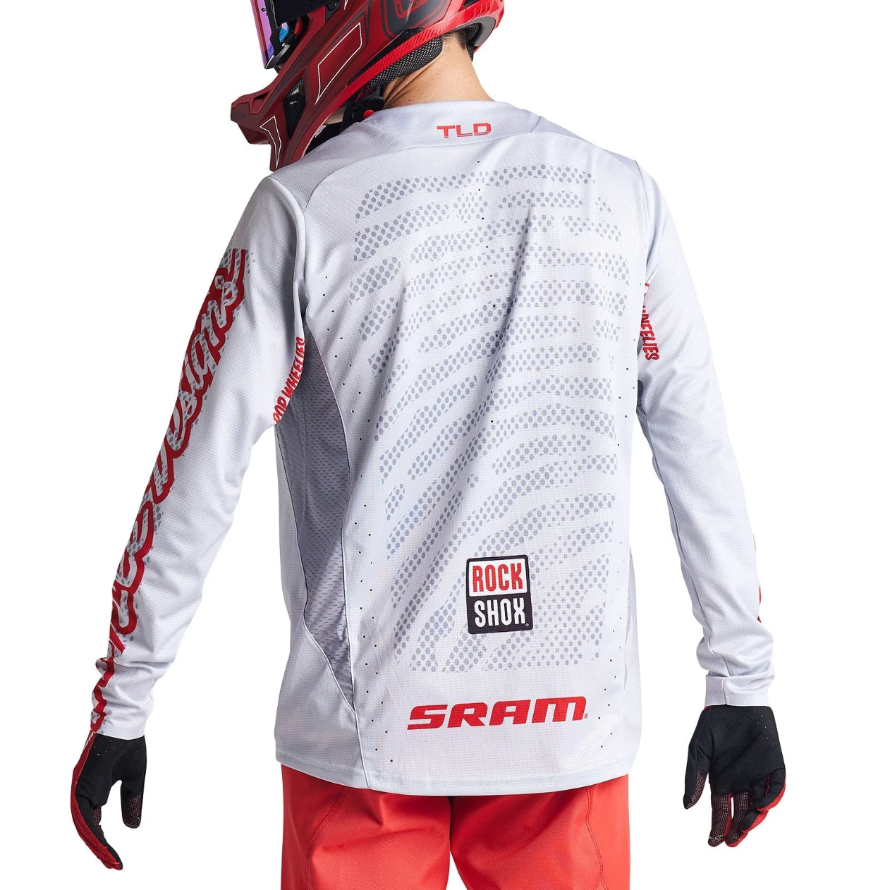 Jersey de manga comprida TROY LEE DESIGNS SPRINT SRAM Branco