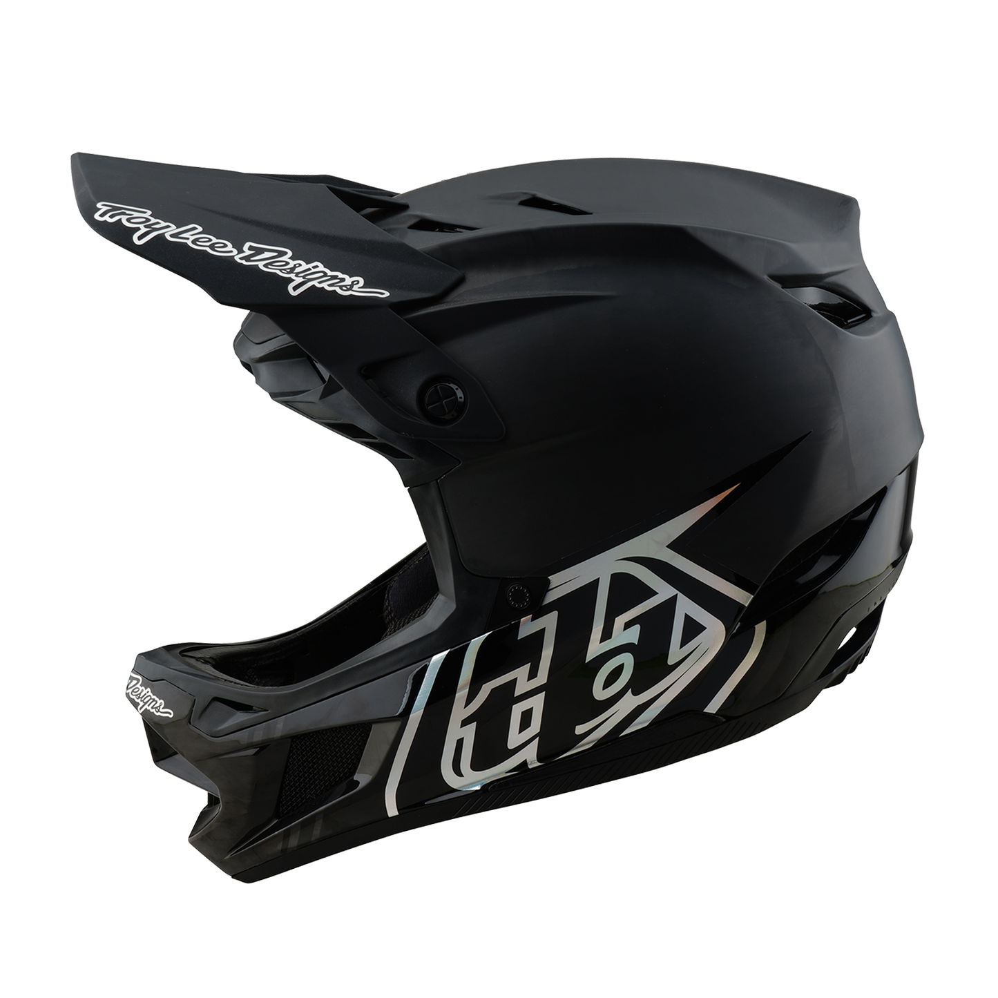 Capacete de BTT TROY LEE DESIGNS D4 CARBON MIPS Preto
