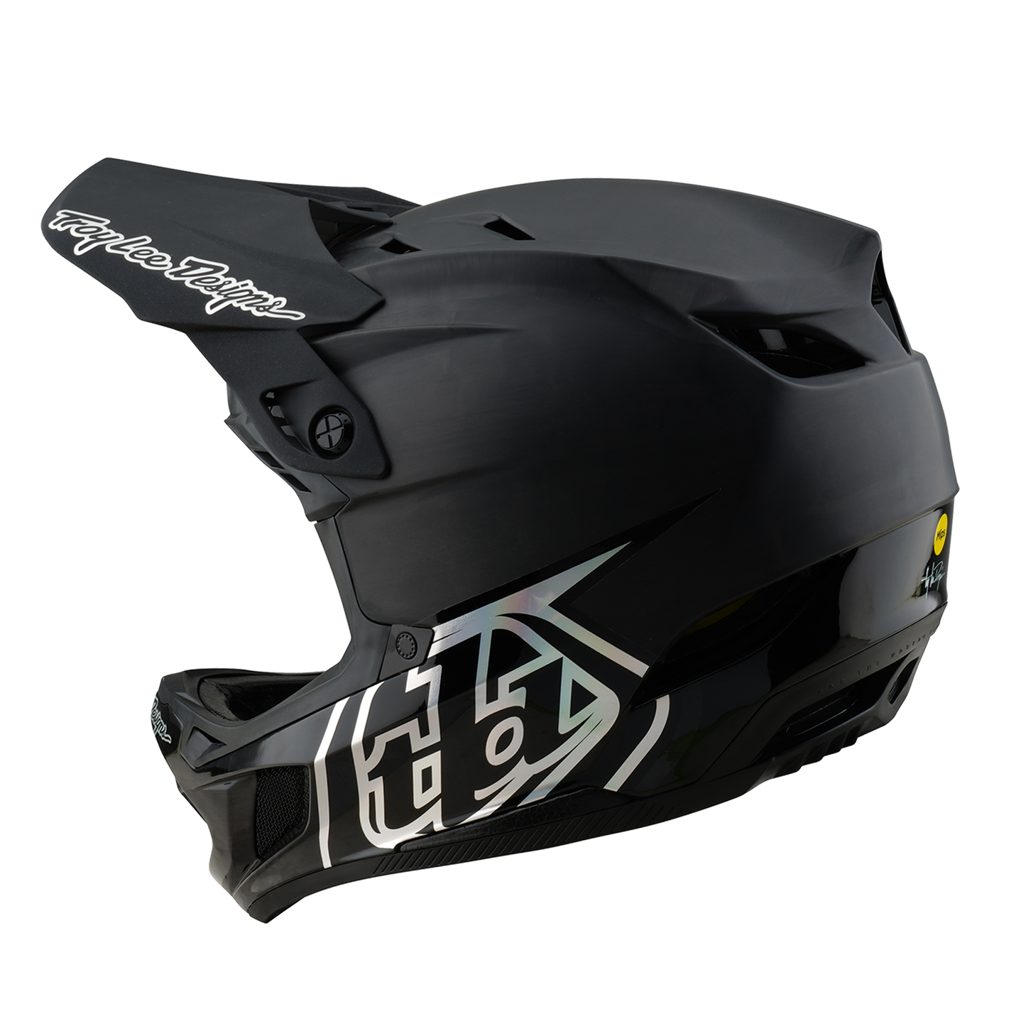 Capacete de BTT TROY LEE DESIGNS D4 CARBON MIPS Preto