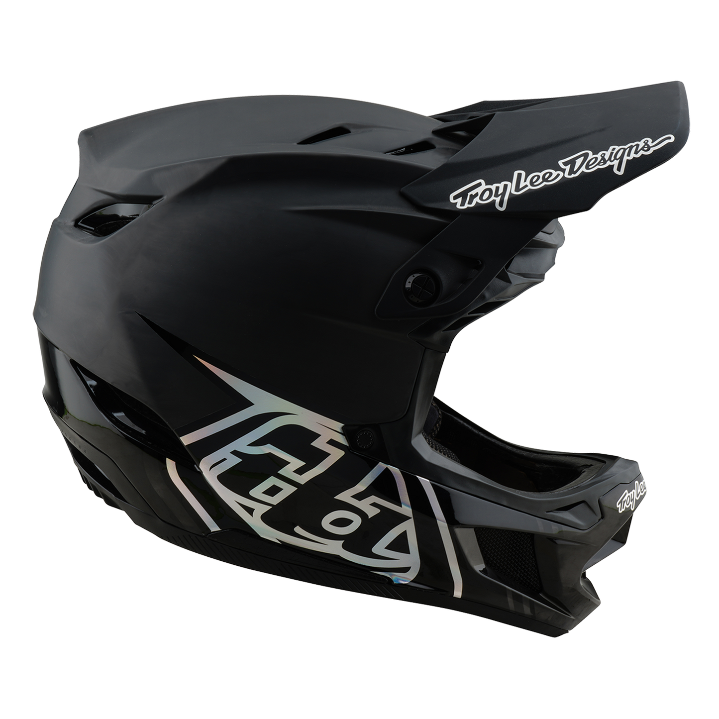Capacete de BTT TROY LEE DESIGNS D4 CARBON MIPS Preto
