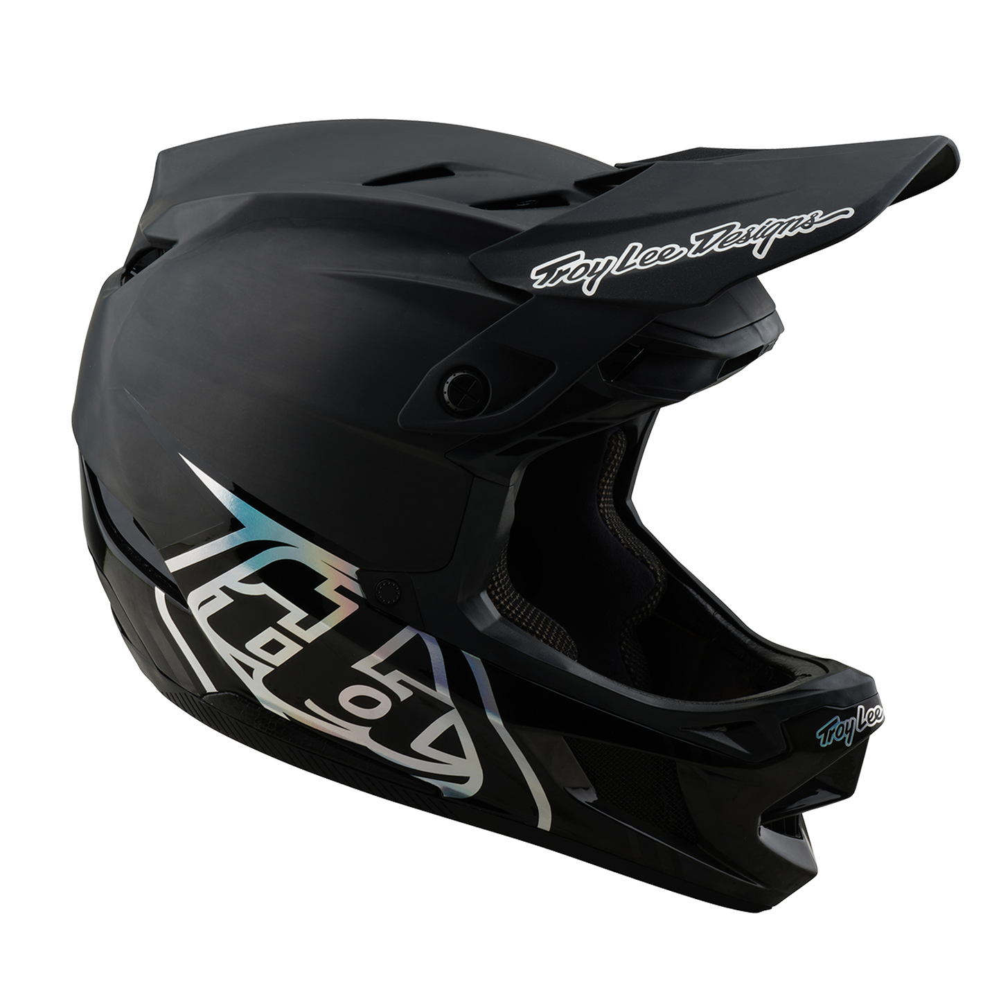 Capacete de BTT TROY LEE DESIGNS D4 CARBON MIPS Preto