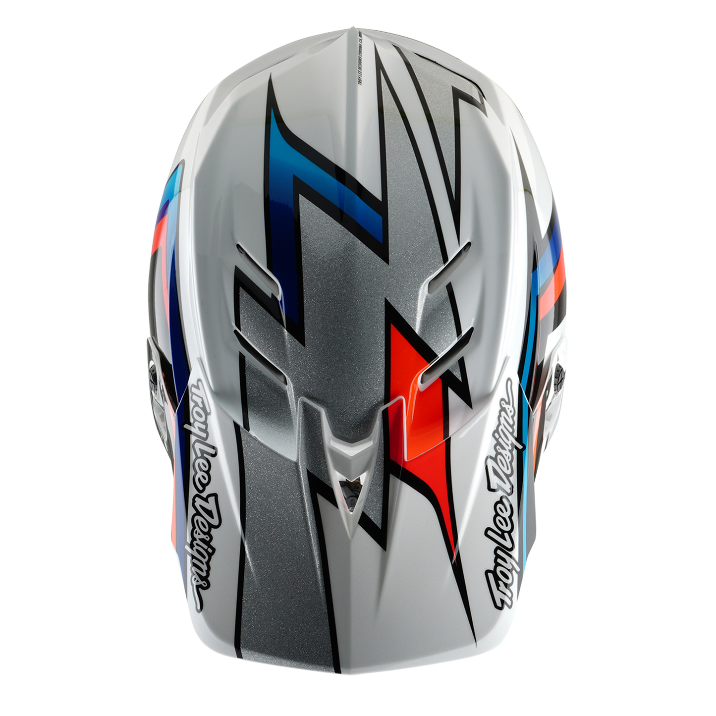 Capacete MTB TROY LEE DESIGNS D4 COMPOSITE FRAMES Branco/Cinza 2025