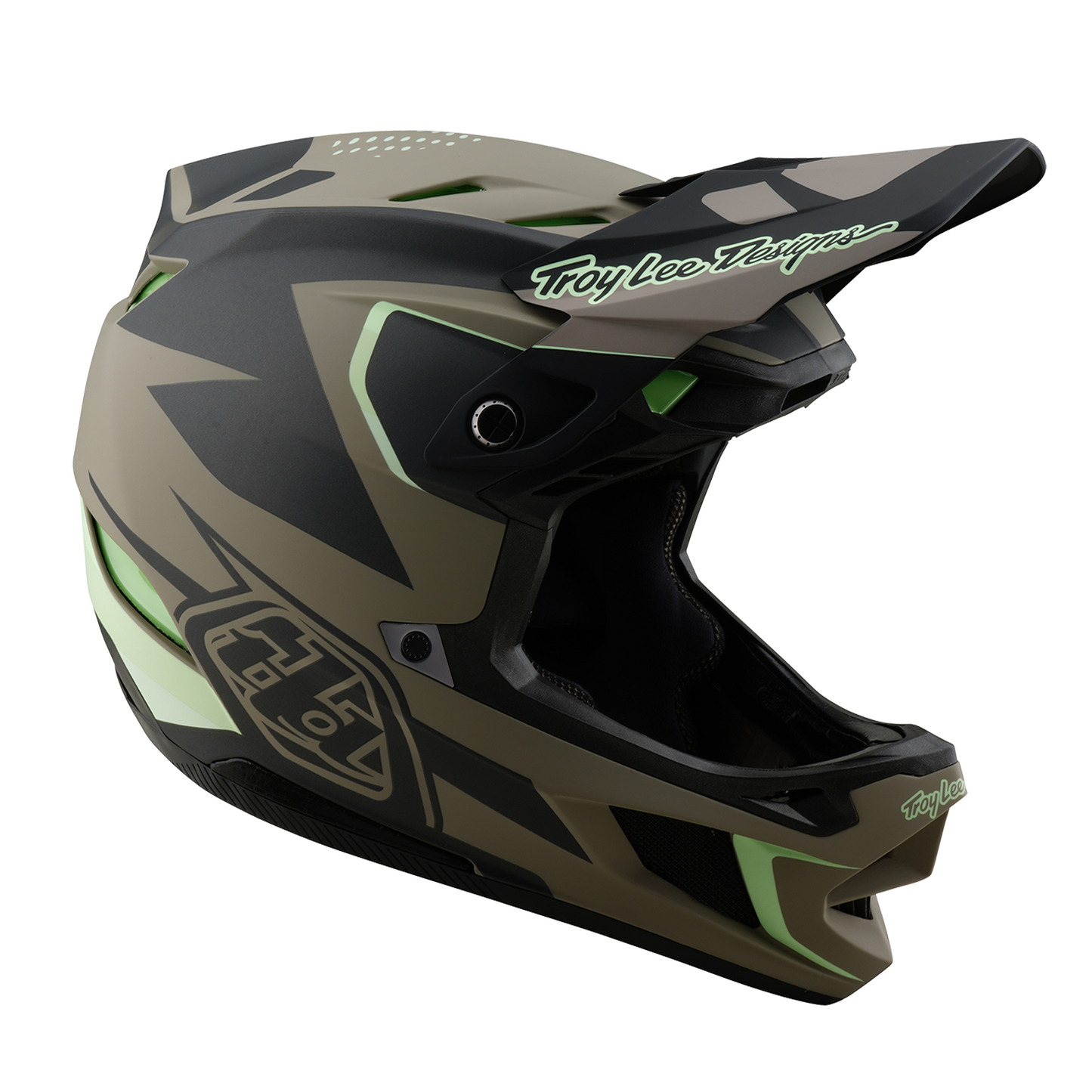 Capacete MTB TROY LEE DESIGNS D4 COMPOSITE MIPS Castanho/Preto/Amarelo