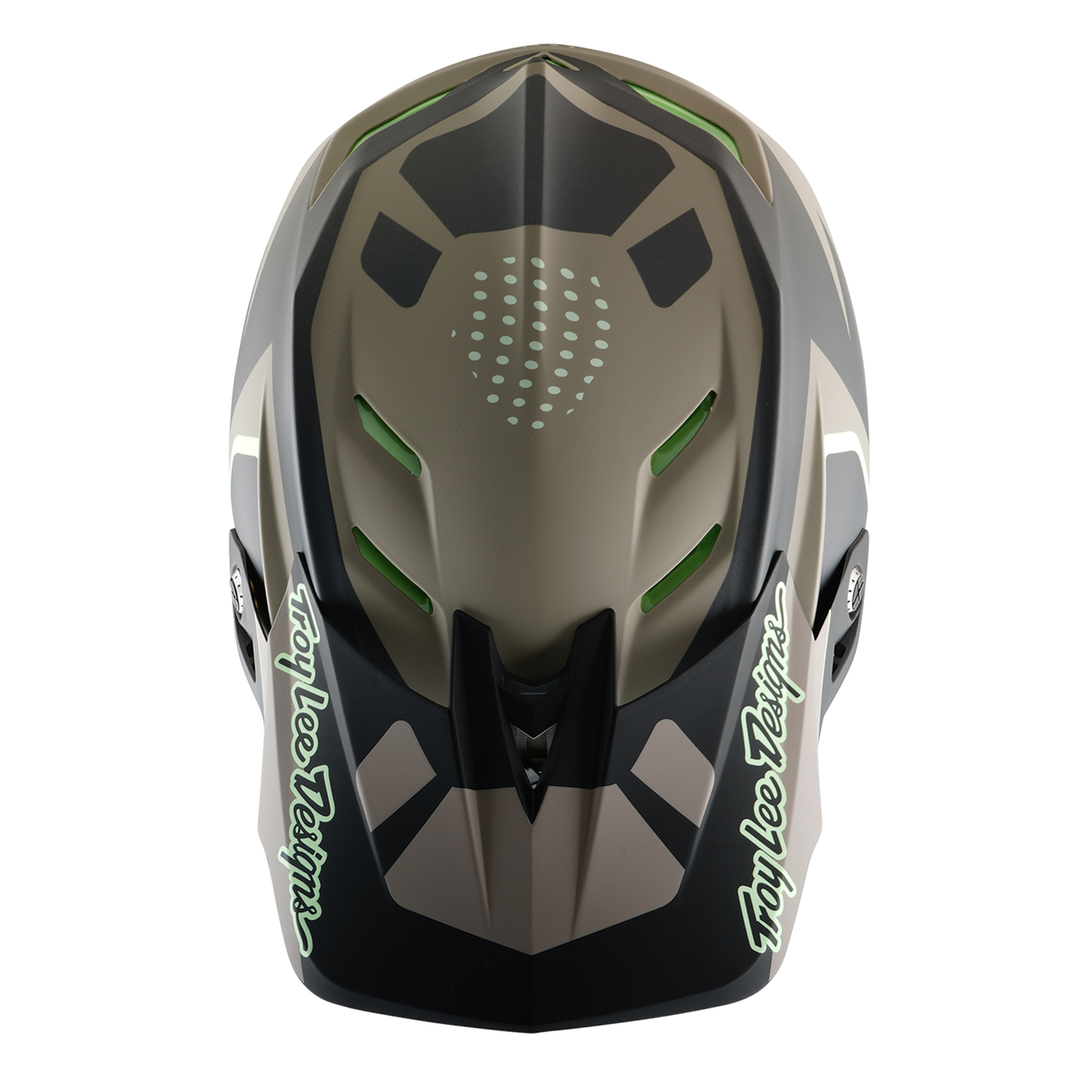 Capacete MTB TROY LEE DESIGNS D4 COMPOSITE MIPS Castanho/Preto/Amarelo