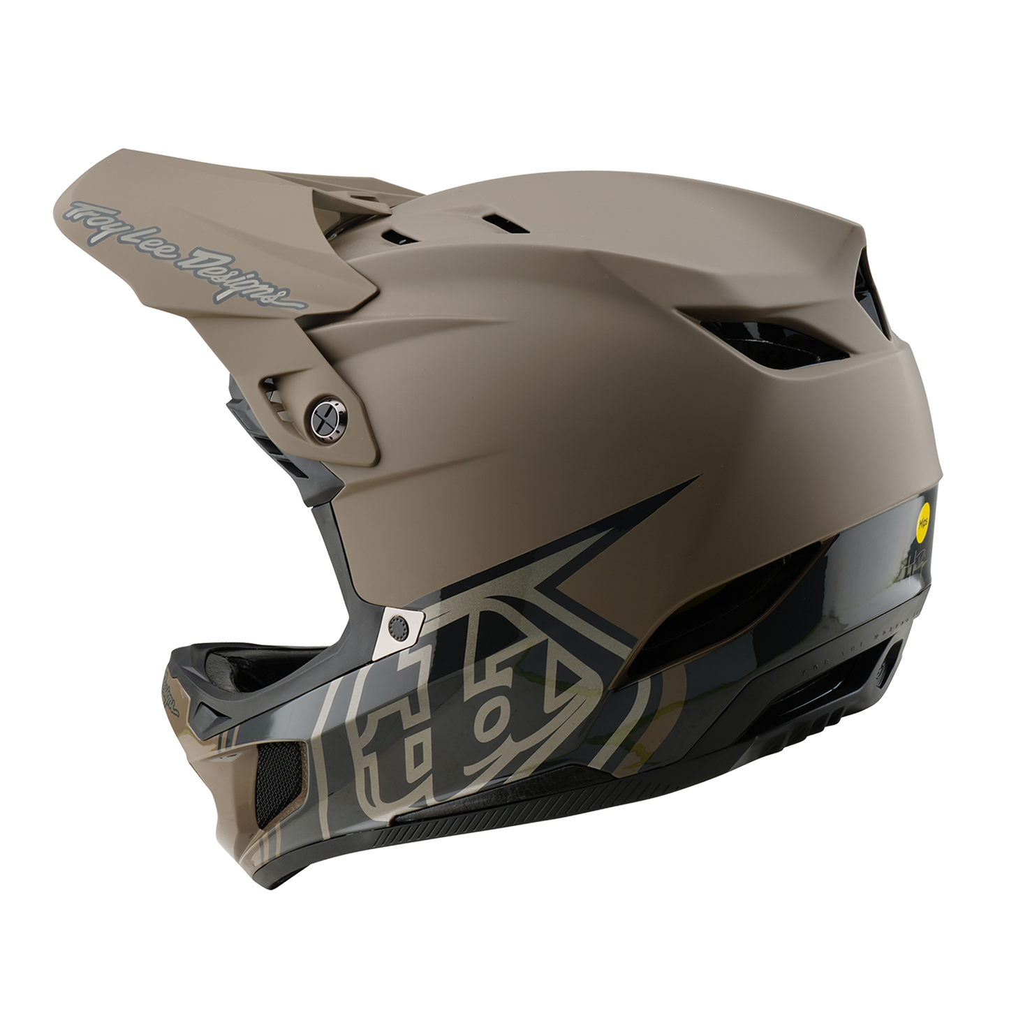 Capacete de BTT castanho TROY LEE DESIGNS D4 COMPOSITE MIPS