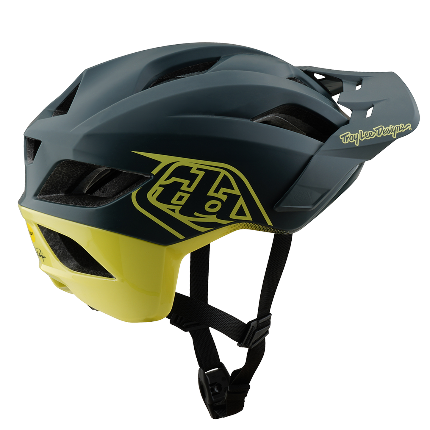 Capacete de BTT TROY LEE DESIGNS FLOWLINE SE MIPS Cinzento/Amarelo
