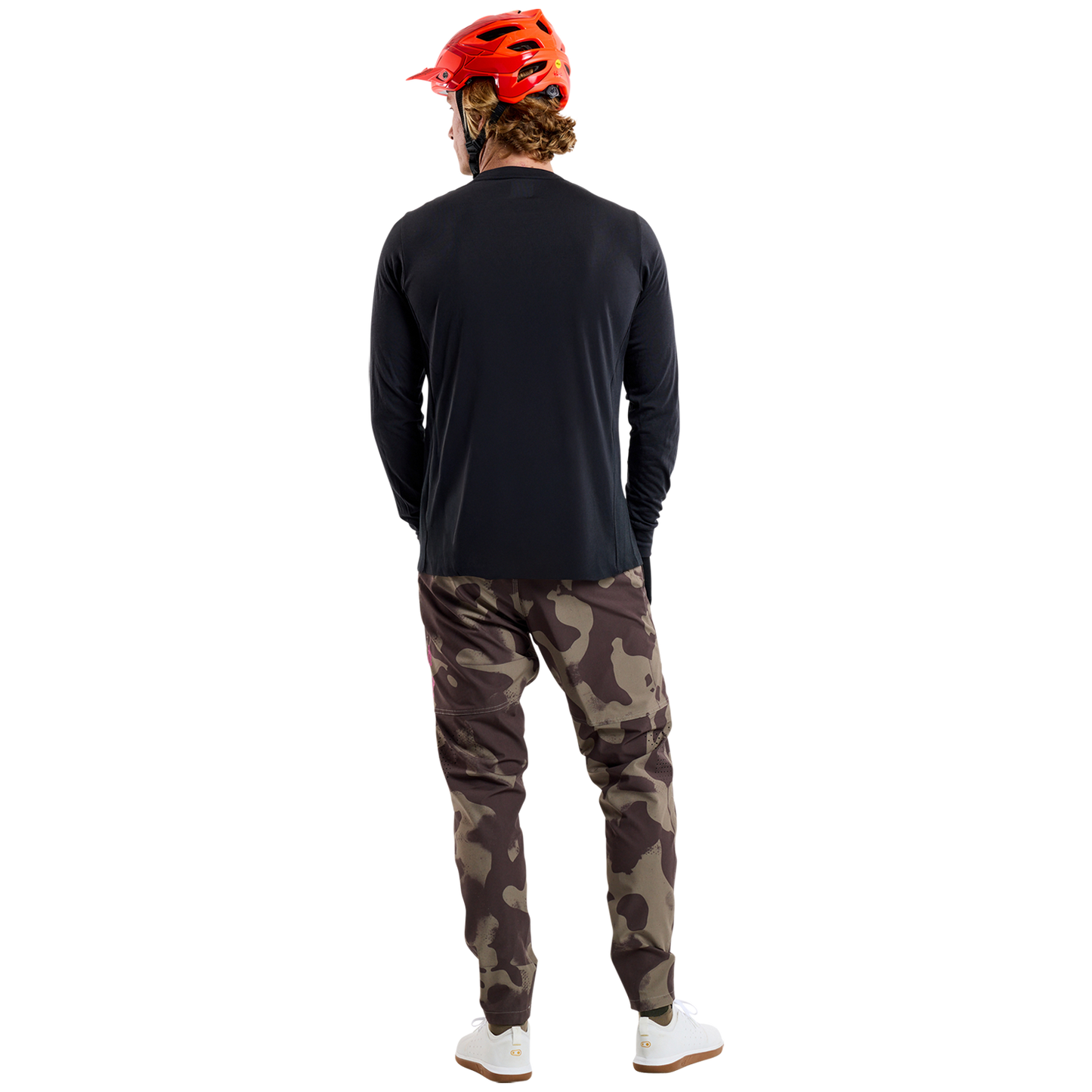 TROY LEE DESIGNS SKYLINE RIDE TEE SIGNATURE Jersey Manga comprida Preto 2025