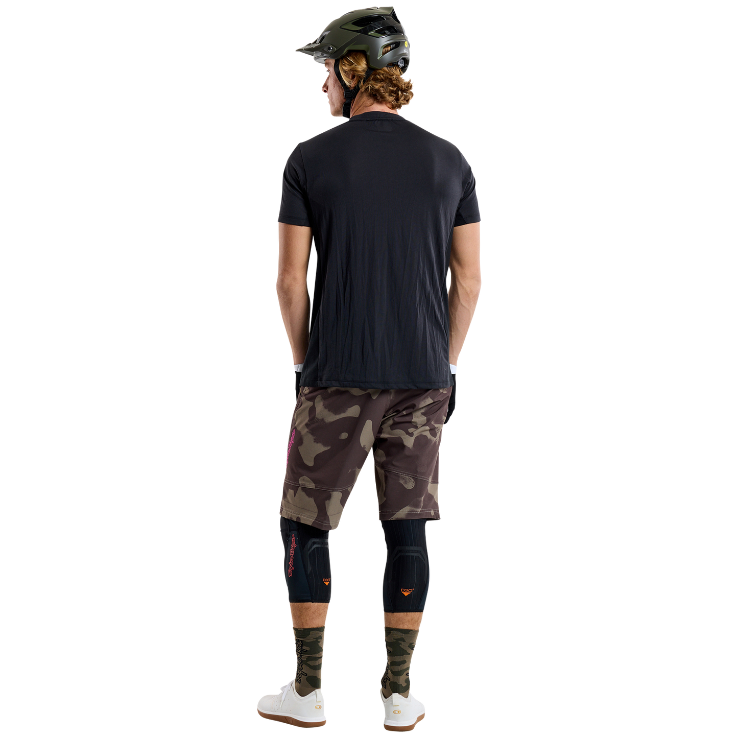 TROY LEE DESIGNS SKYLINE RIDE TEE SIGNATURE Jersey Manga curta Preto 2025