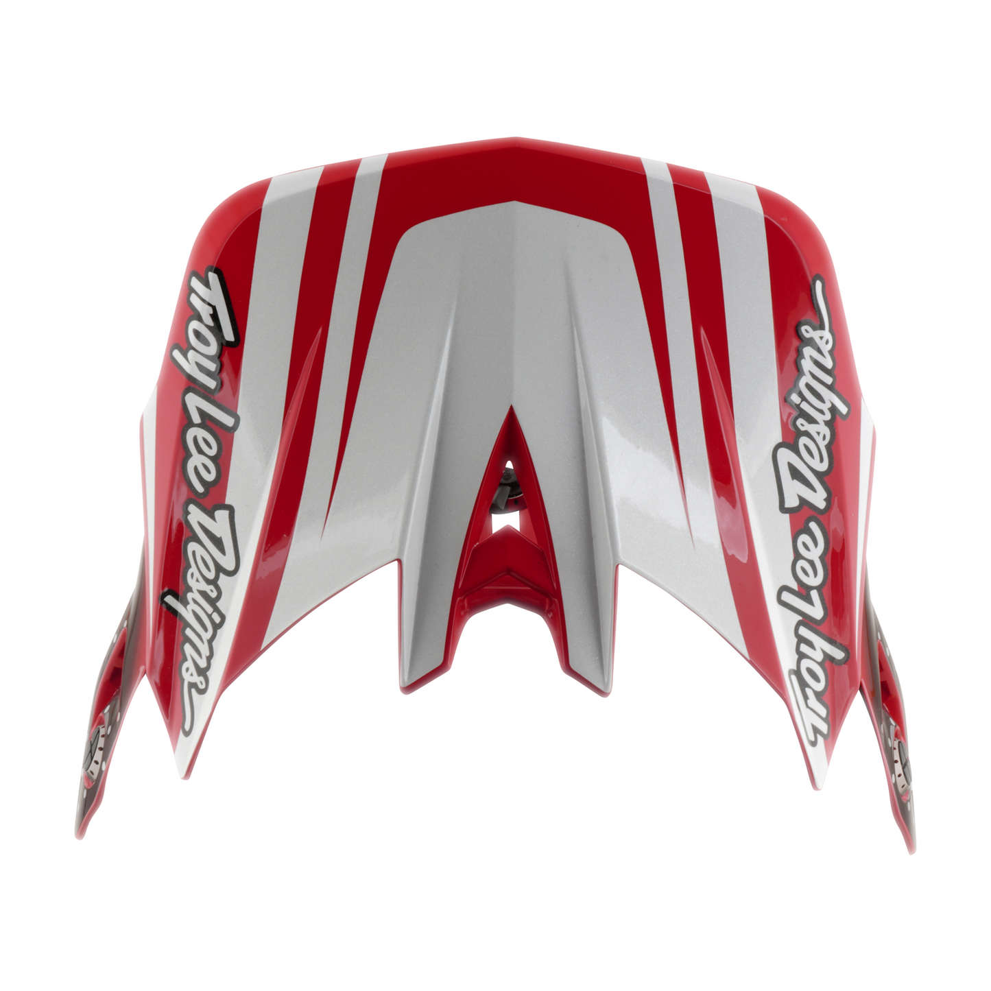 Capacete de BTT TROY LEE DESIGNS D4 POLIACRILITE MIPS THE LINE Vermelho/Branco