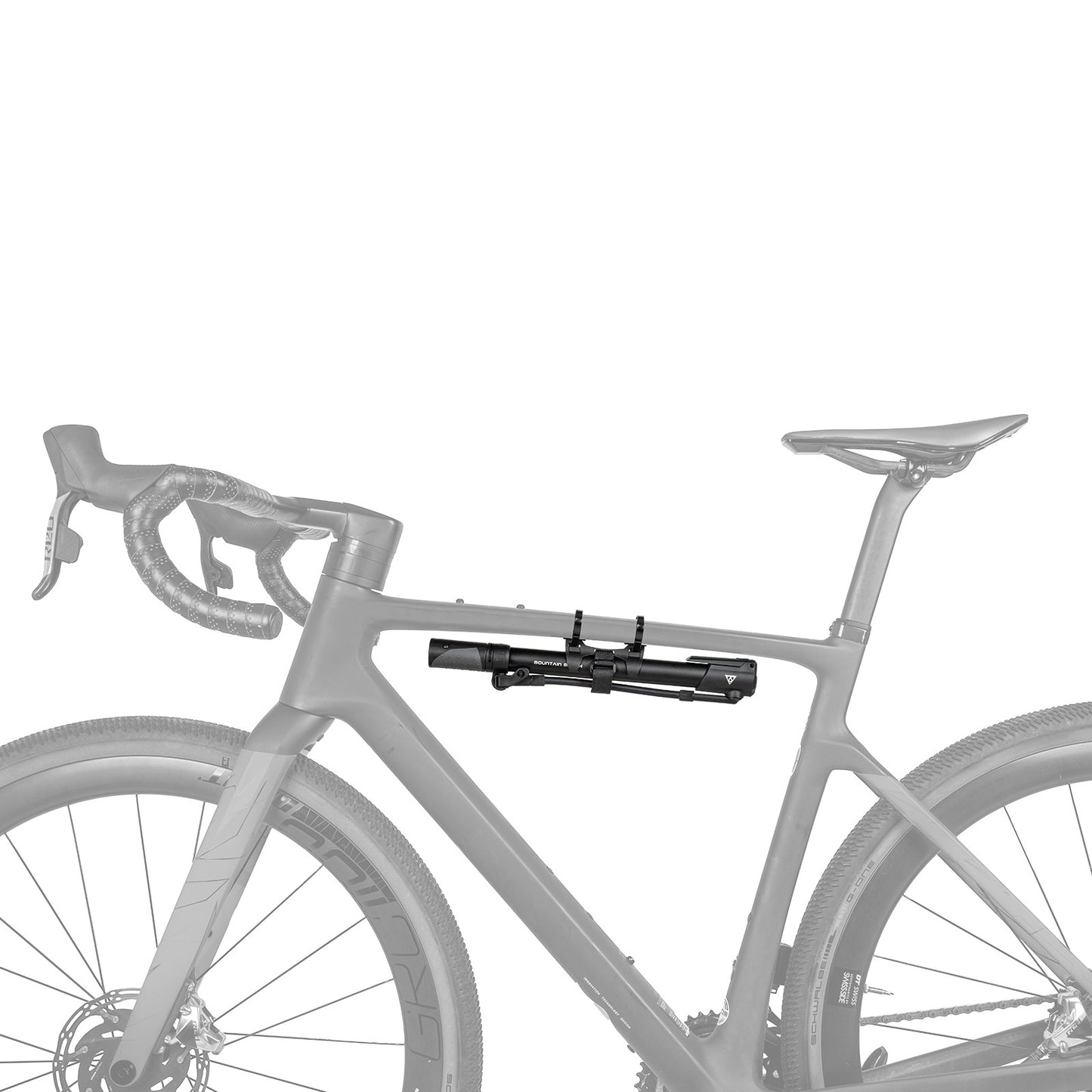 Bomba de pé compacta TOPEAK MOUNTAIN MORPH Preto