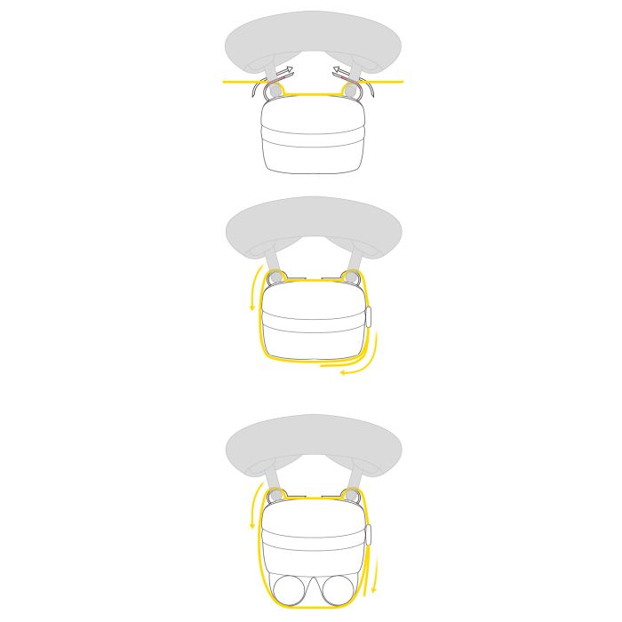 Bolsa de selim TOPEAK ELEMENTA Preto